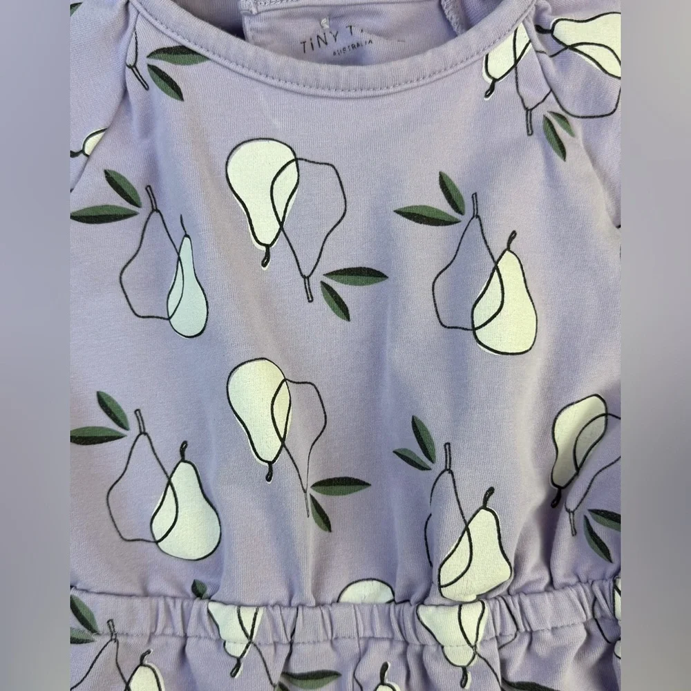 TINY TRIBE Australia Girls  Pear Print Open Back Playsuit - 3T